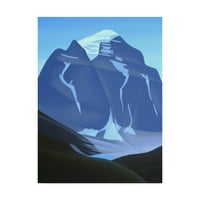 Zaštitni znak likovne umjetnosti 'Mt. Temple 'platno umetnost Ron Parker