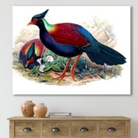 Drevne ptice u divljini II slika na platnu Art Print