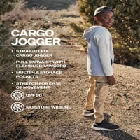 Wrangler® Boy's loose Fit teretni džoger sa elastičnim manžetama, veličine 4 - & Husky
