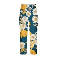 Leesechin muške pantalone klirens, ljetne Casual modne havajske 3D štampe elastične pantalone sa strukom
