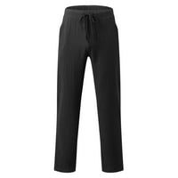 Aayomet Muške Pantalone Za Vježbanje Pantalone Pantalone Pamučne Pantalone Pune Dužine Džepne Pantalone