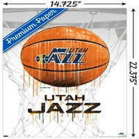 Utah Jazz - Pap košarka 14.72 22.37 poster