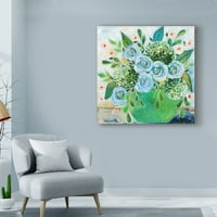 Going Home Flowers' Canvas Art by Vicki Mcardle Art
