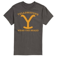 Yellowstone-nosite brend y-Muška grafička majica kratkih rukava