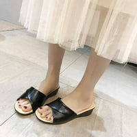 Ženske sandale Majčin dan pokloni udobne Casual ribe usta papuče Wedge Platform sandale za žene Dressy