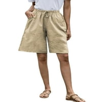 Paille dame Ljeto plaža kratke hlače ravno noga Bermuda kratke hlače Midrista mini pant-baggy sportski