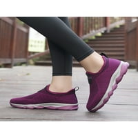 Colisha Unise Patike Mrežaste Cipele Za Planinarenje Klizanje Na Cipele Za Hodanje Comfort Stanovi Casual Purple 6