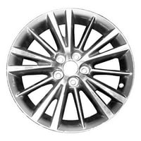 6. Opokljani oem aluminijski aluminijski kotač, obrađeni i ugljen srebrni, uklapa 2014 - Toyota Corolla