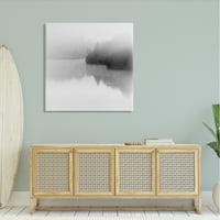 Stupell Foggy Lake Mysterious Reflection Landscape Photo Gallery Wrapped Canvas Print Wall Art
