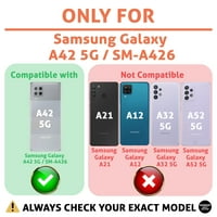 Razgovor o tankom slučaju kompatibilan za Samsung Galaxy A 5G, zaštitni ekran stakla ukljn, bijeli plavi