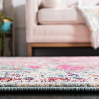 Madison Joandra Vintage Cvjetni tepih za trkač, Fuchsia Teal, 2'2 22 '