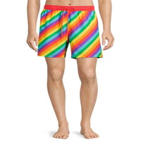 Način proslave muških kupaćih gaćica Pride Rainbow Stripe