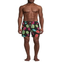 S. Polo Assn. Muške kratke hlače za plivanje s printom ananasa