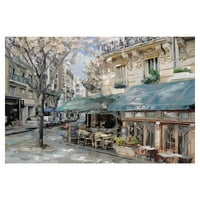 Remek Umjetnička galerija Bistro de Paris francuski kafe i Studio Arts Canvas Art Print 24 36