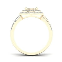 1 3ct TDW dijamantski prsten od žutog zlata od 10k