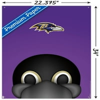 Baltimore Ravens - S. Preston Maskot POE zidni poster sa pushpinsom, 22.375 34