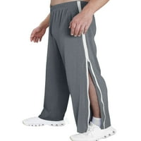 Xingqing muške ljetne jesene atletske hlače elastične struk zip-up casual sportske hlače sa džepovima