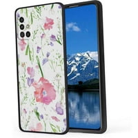 Kompatibilan sa Samsung Galaxy A 4G futrolom telefona, Cvijeće kućište Silikonske zaštite za TEEN Girl
