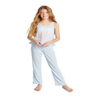 Justice Girls 3-dijelni volan, kratki set pidžama za spavanje i pantalone, veličine 5-18