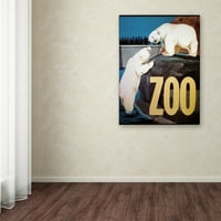 Zaštitni znak likovne umjetnosti' Zoo 3 ' platno Art Vintage Lavoie