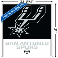 San Antonio Spurs - Logotip zidni poster, 22.375 34