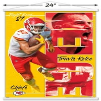 Kansas Chiefs - Travis Kelce zidni poster sa magnetnim okvirom, 22.375 34