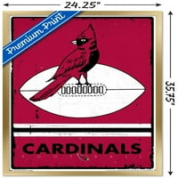 Arizona Cardinals - Retro logotip zidni poster, 22.375 34