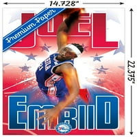 Philadelphia 76ers - Joel EmbIid zidni poster, 14.725 22.375