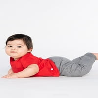 Organski toddler mali zvjezdica 2pk jogger hlače, veličine 2t-5t