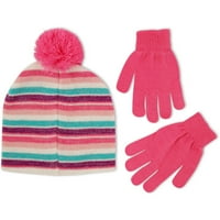 Zimska kapa i set rukavica za princeze djevojčice, 4-7 godina