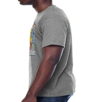 Sesame Street kratki rukav Muška grafička posada vrat Relaxed Fit T-Shirt, do veličine 3XL